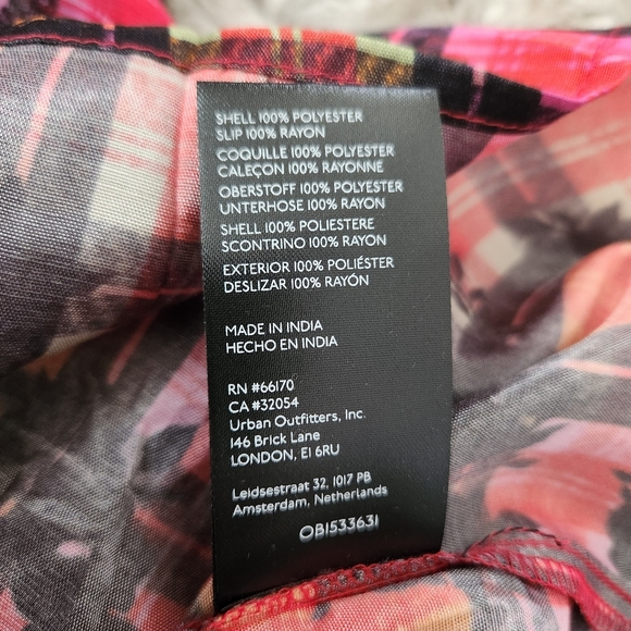 Free People‎ Jerra Shirt Dress In Pink Long Sleeve Button Down Plaid Maxi Dress - Picture 12 of 16